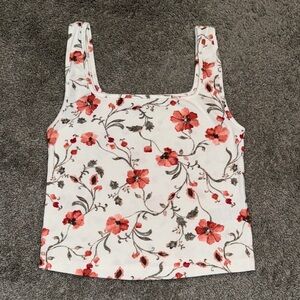 Old navy crop tank- floral